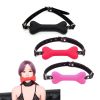 Soft Safety Silicone Open Mouth Gag bdsm dog Bondage Restraints Sex Toys for Women Slave Gag Sex Products sm sextoy